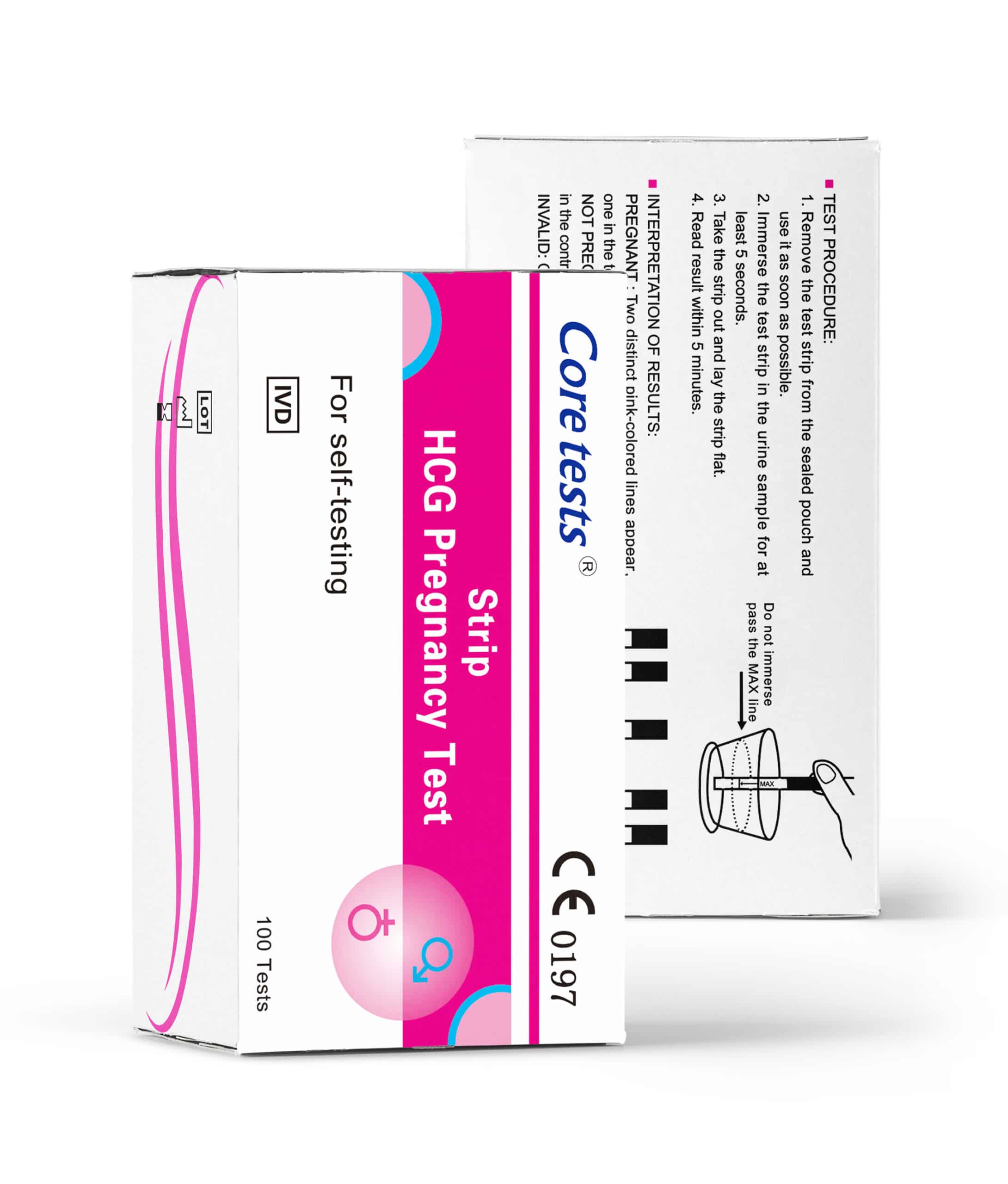 Human Chorionic Gonadotropin (HCG) Pregnancy Test (Strip) CorDx